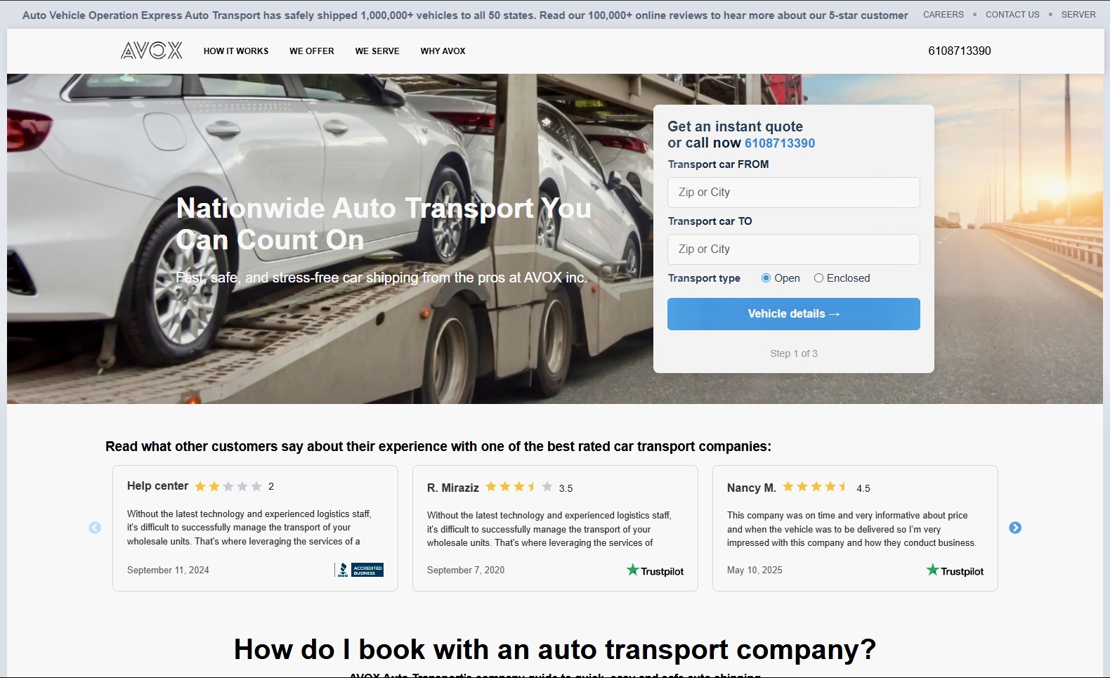 Auto Vehicle Operation Express